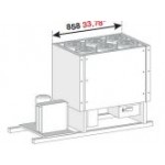 BANCO A POZZETTO GELATO VENTILATO VASCA CON RISERVA SENZA PIANO 6 FORI NEW ERA