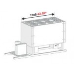 BANCO A POZZETTO GELATO VENTILATO VASCA CON RISERVA SENZA PIANO 8 FORI NEW ERA