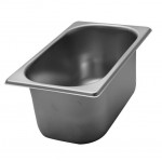 VASCHETTA PER GELATO IN ACCIAIO INOX AISI 304 MOD. VG 261612