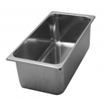 VASCHETTA PER GELATO IN ACCIAIO INOX AISI 304 MOD. VG 331615