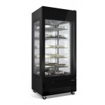 VETRINA ESPOSITIVA NEGATIVA MOD. VENERE 90 NSB / NSW CON 3 LATI VETRATI