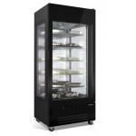 VETRINA ESPOSITIVA POSITIVA/NEGATIVA MOD. VENERE 90 PSB / PSW CON 3 LATI VETRATI